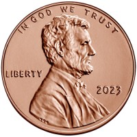 USA 1 cent 2023 Penny P USA 1 cent 2023 Penny P